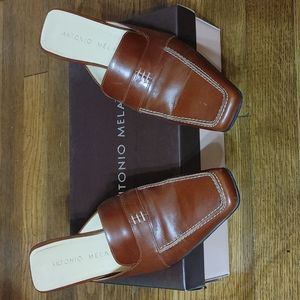 ANTONIO MELANI  size 7.5 brown